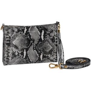 NWT Kelly Tooke Crossbody Clutch faux snake